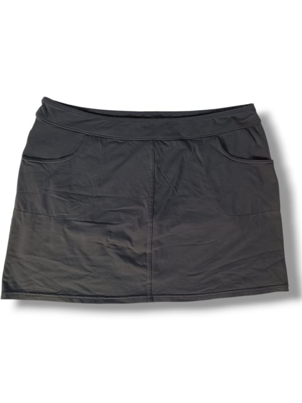 Eddie Bauer Stretch Activewear Mini Skirt Skort Nylon Hiking Size XL